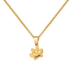 Personalized Paw Name Necklace – Custom Dog  & Cat Paw Pendant