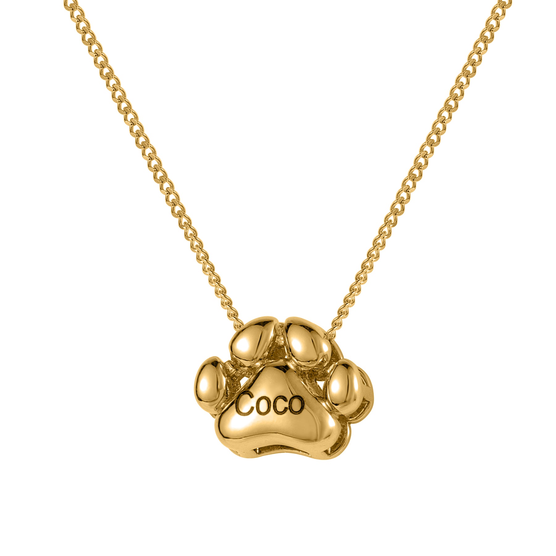 3D Dog Paw Necklace – Personalized Paw Print Jewelry