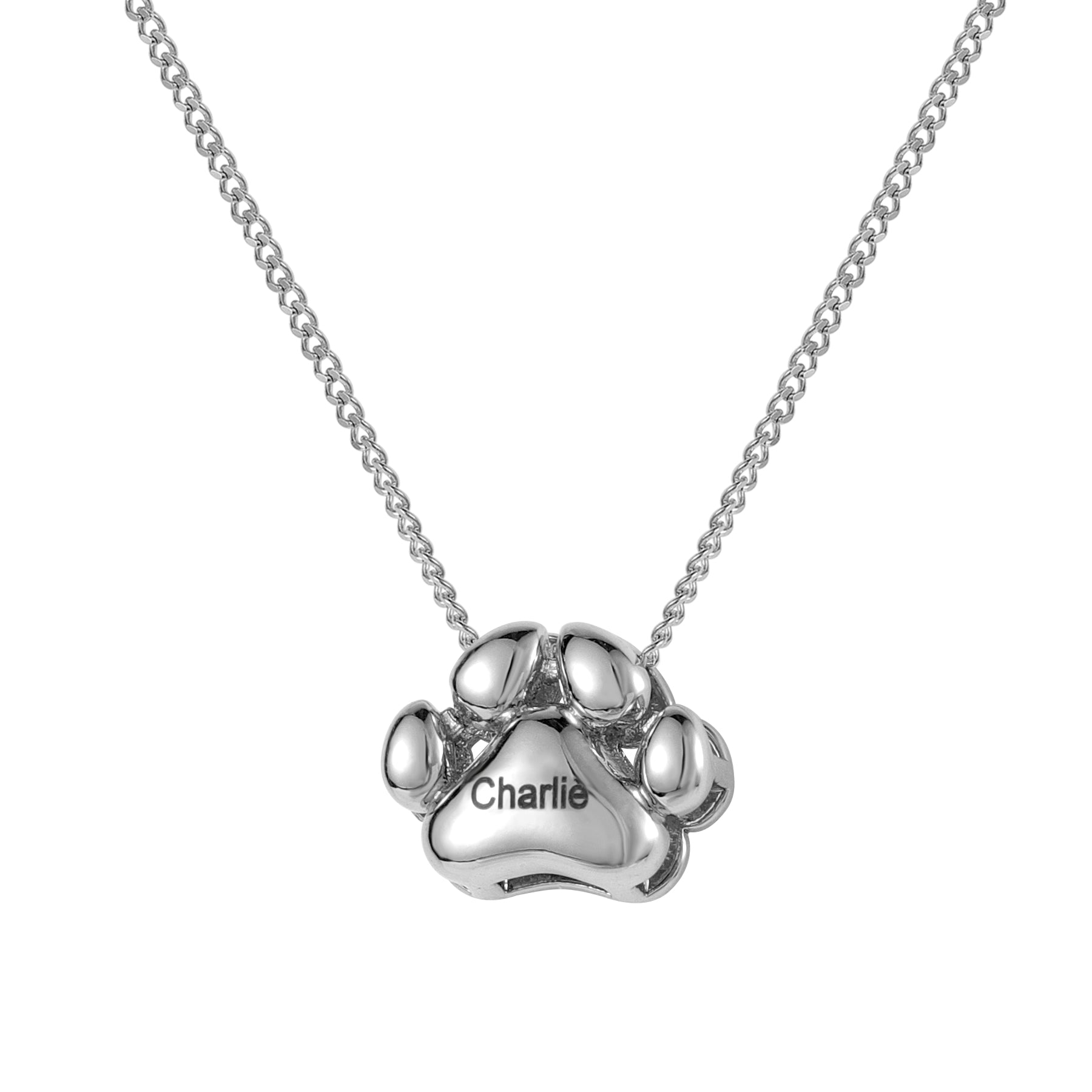 3D Dog Paw Necklace – Personalized Paw Print Jewelry